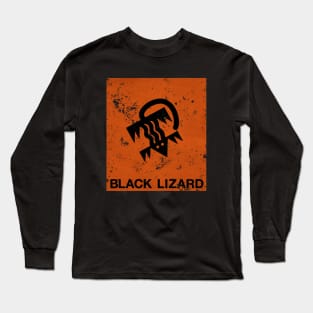 Black Lizard - retro Long Sleeve T-Shirt